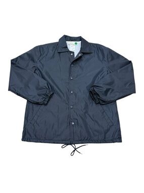 Men’s New Star Black Vinyl Jacket – Blank / Minimal